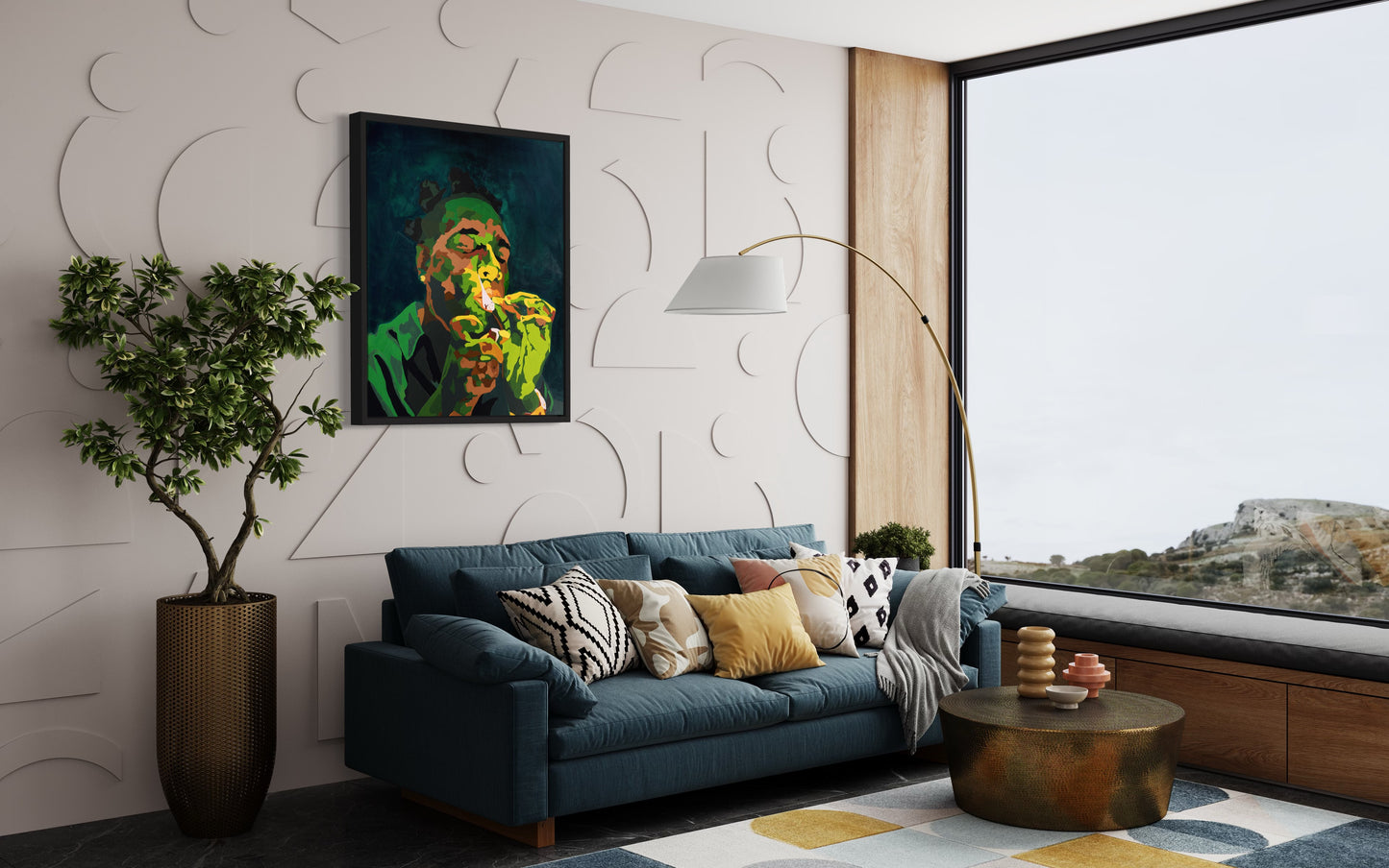 Burna Boy Original Painting