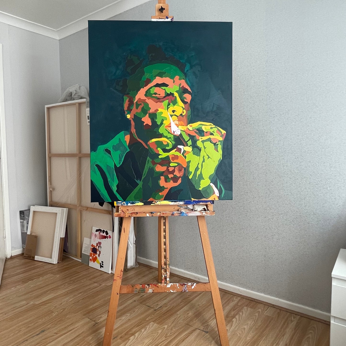 Burna Boy Original Painting